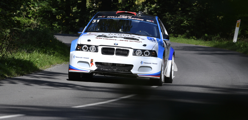 John Frederiksen var som hovedsponsor glad og tilfreds efter Rally Roskilde, fordi alle andre var glade for det vellykkede event.
(Foto: Morten Dam - autoMOTIV/specialpress)